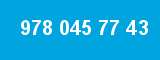 978 045 77 43